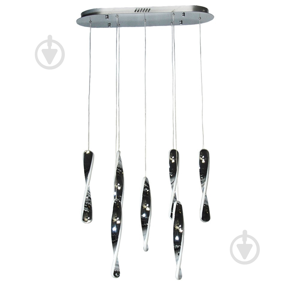 Люстра подвесная PowerLux 56 Вт LED-модуль хром PW21959 - фото 1