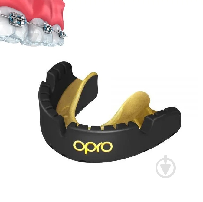 Капа Opro Gold Braces - фото 1