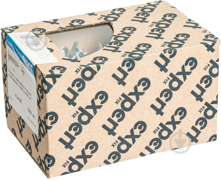 Саморіз з пресшайбою гострий 4,2x14 мм оцинкована сталь Expert Fix - фото 2