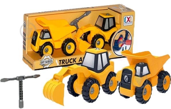 Конструктор Can Xin Long ЕКСКАВАТОР та САМОСКИД - фото 1 Конструктор Can Xin Long ЕКСКАВАТОР та САМОСКИД - фото 1