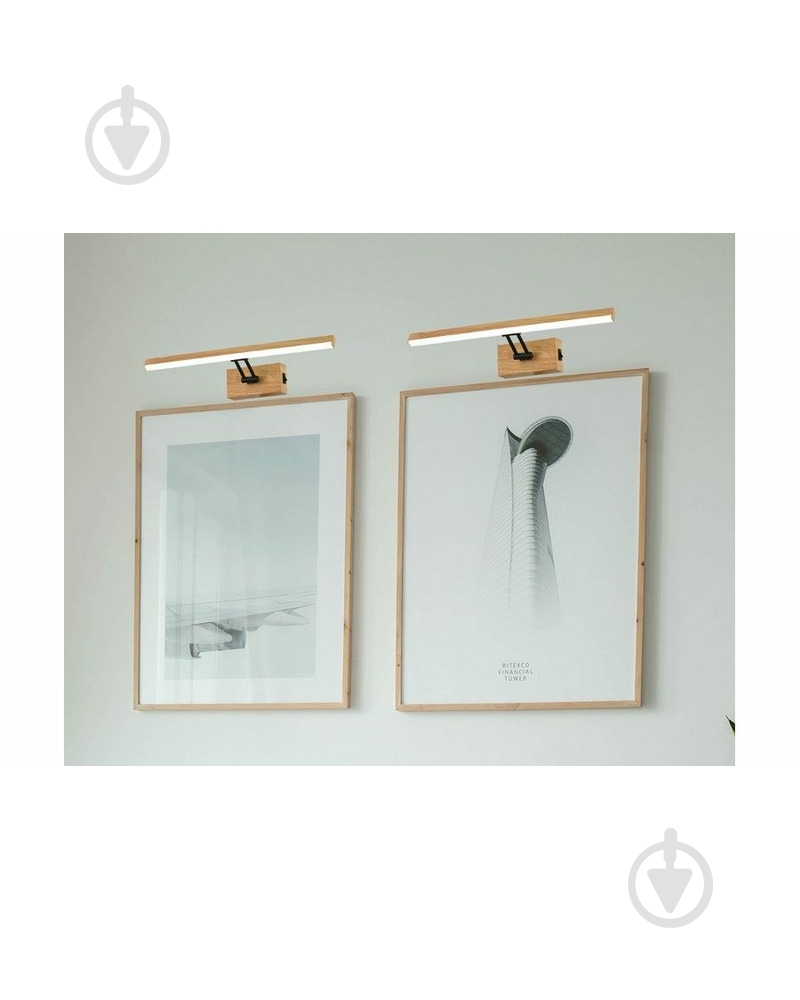 Підсвітка для картин Reality Светильник настенный Lester 238301-11 Led 1x5W 4000K, акрил/коричнев - фото 2