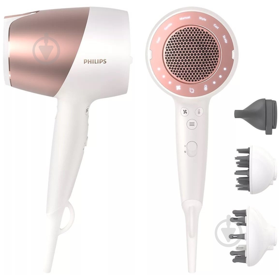 Фен Philips DryCare Prestige SenseIQ BHD827/00 - фото 1