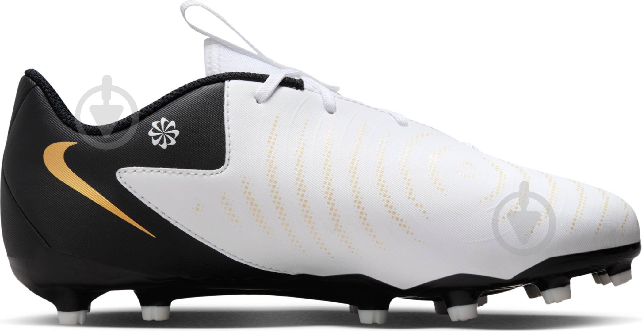 Бутси Nike JR PHANTOM GX II ACADEMY FG/MG FD6722-100 р.37,5 білий - фото 2 Бутси Nike JR PHANTOM GX II ACADEMY FG/MG FD6722-100 р.37,5 білий - фото 2