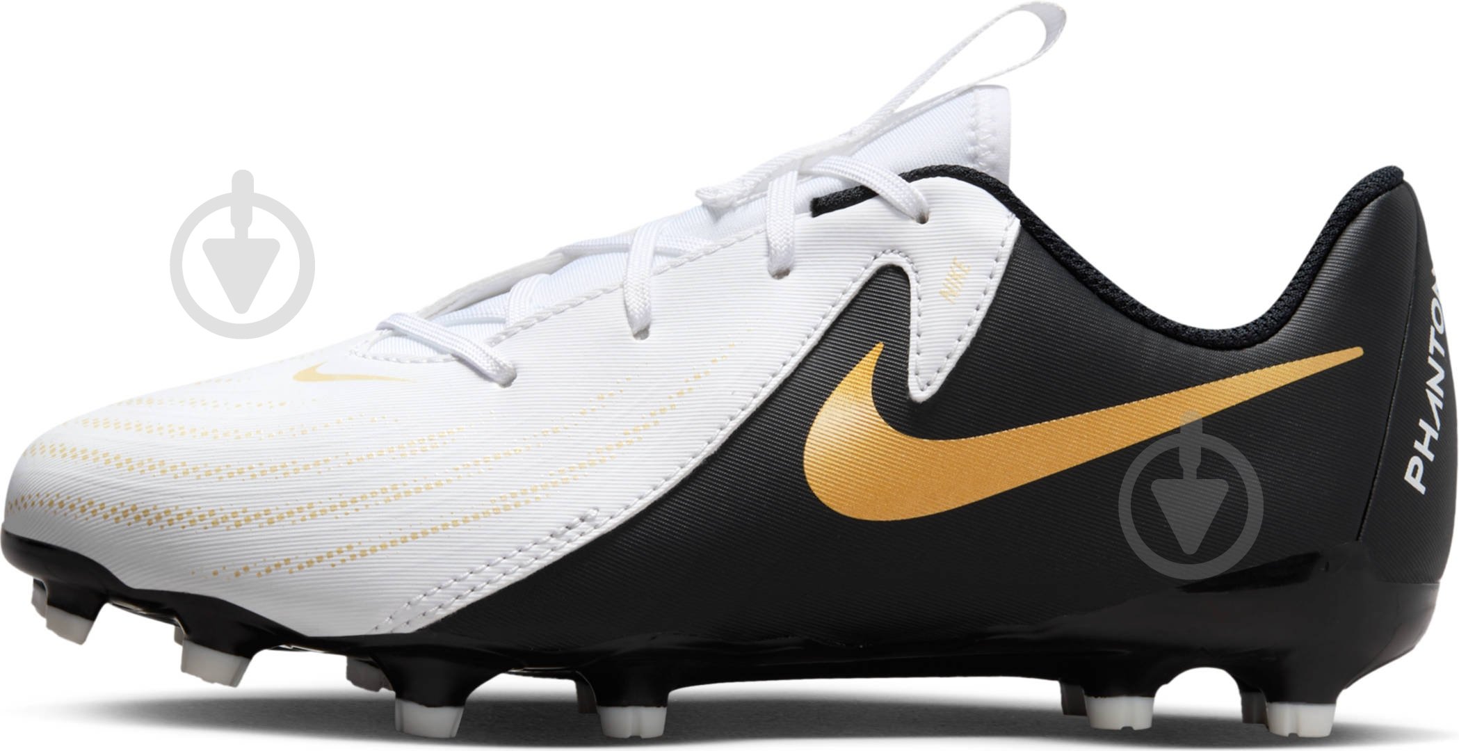 Бутси Nike JR PHANTOM GX II ACADEMY FG/MG FD6722-100 р.37,5 білий - фото 3 Бутси Nike JR PHANTOM GX II ACADEMY FG/MG FD6722-100 р.37,5 білий - фото 3