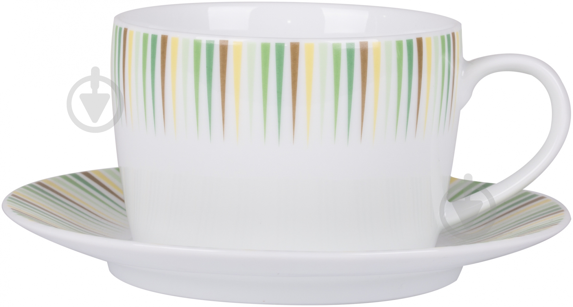 Чашка с блюдцем DPL Forbs 360 мл 20339 - фото 1