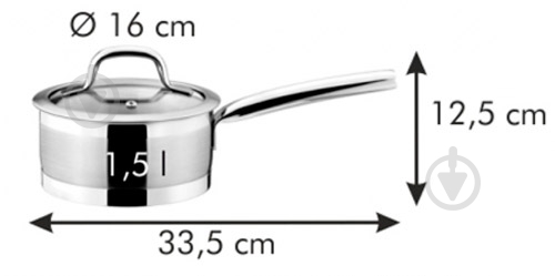 Ковш Tescoma PRESIDENT 16 см. 1.5 л - фото 2