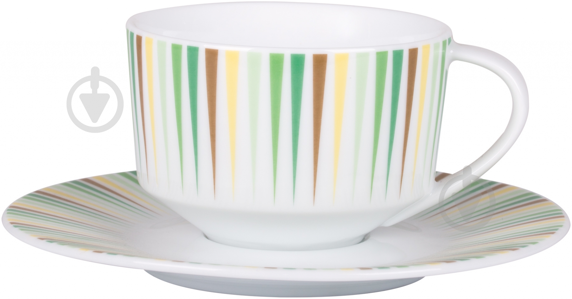 Чашка с блюдцем DPL Forbs 240 мл 20338 - фото 1