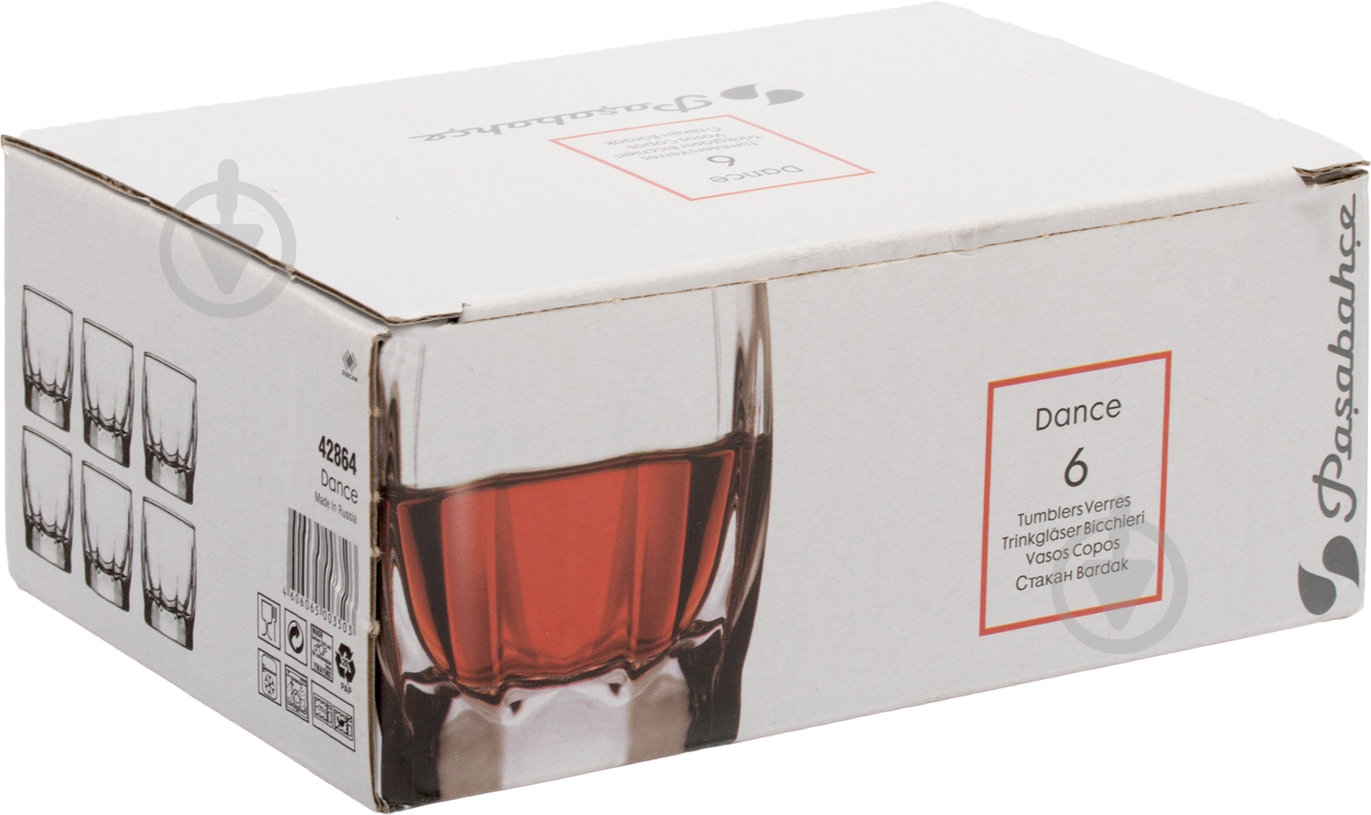 Набор рюмок Pasabahce Dance 42864 60 мл 6 шт. - фото 2