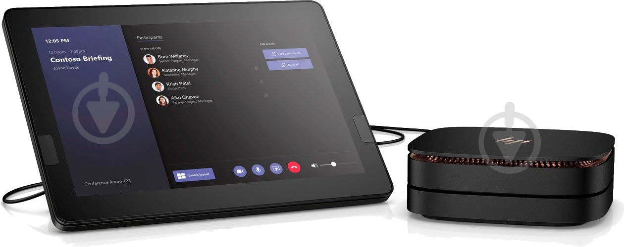 Неттоп HP Elite Slice G2 (8EN91AW) black - фото 2