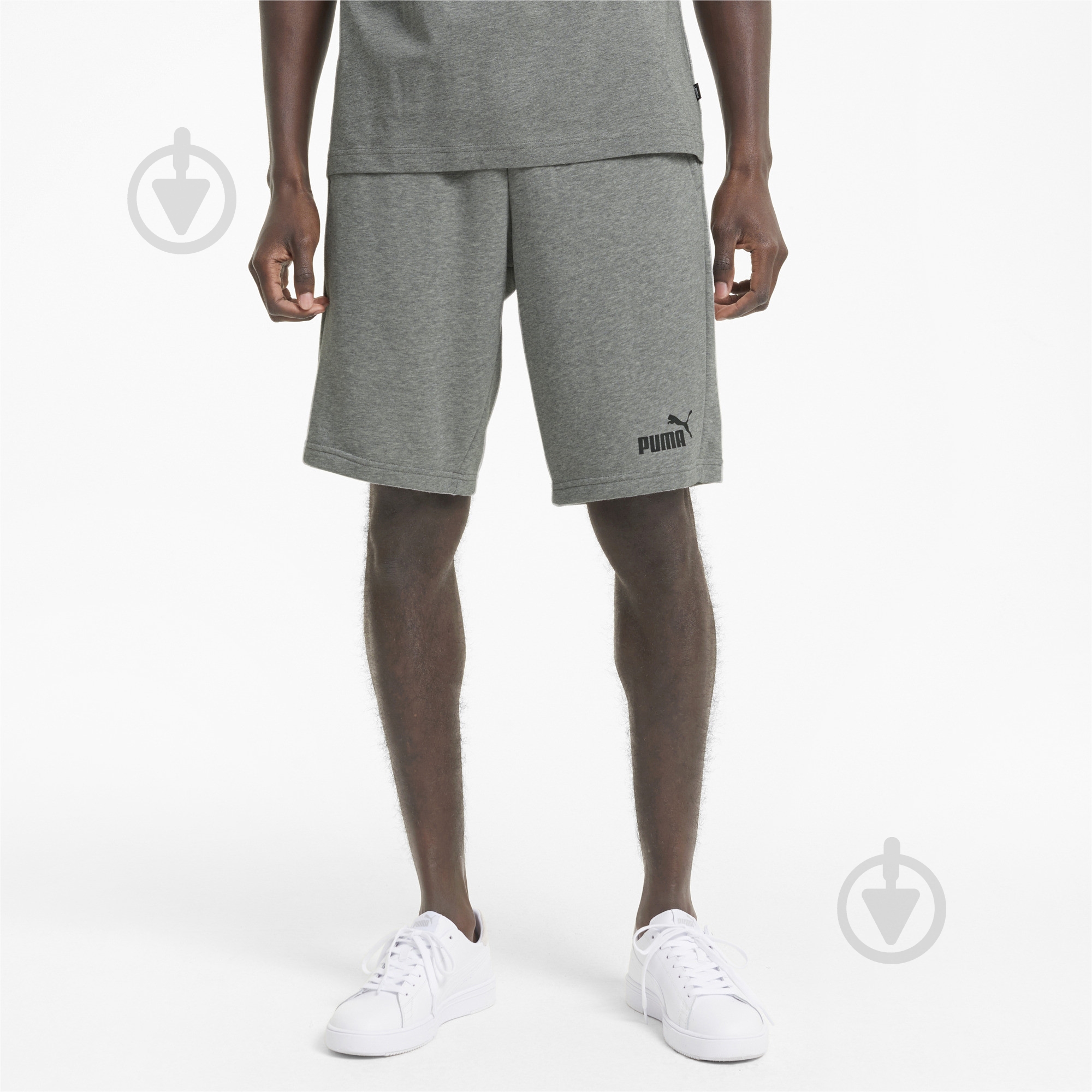 Шорти Puma ESS Shorts 58670903 р. S сірий - фото 1 Шорти Puma ESS Shorts 58670903 р. S сірий - фото 1