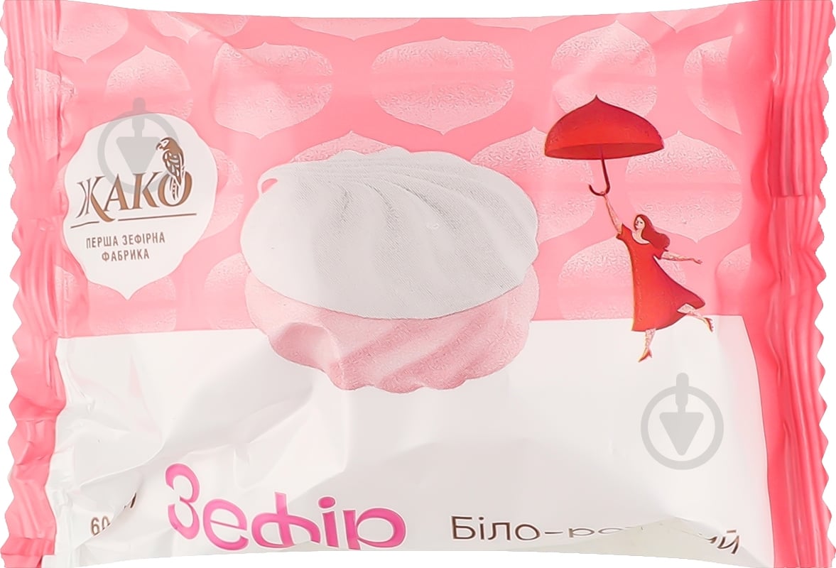 Зефир Жако Бело-розовый Ликом 50 г - фото 2