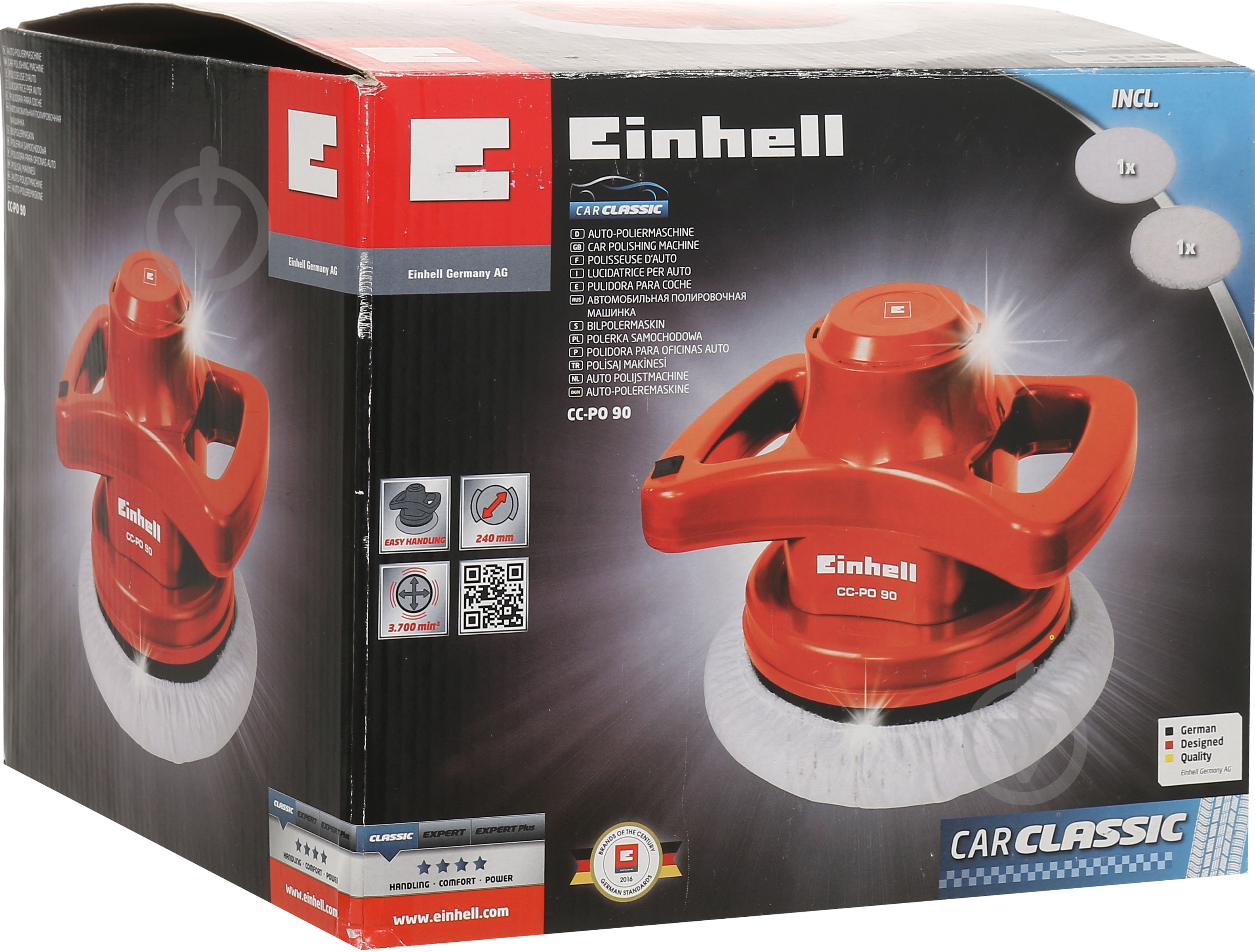 Полировальная машина Einhell CC-PO 90 2093173 - фото 12