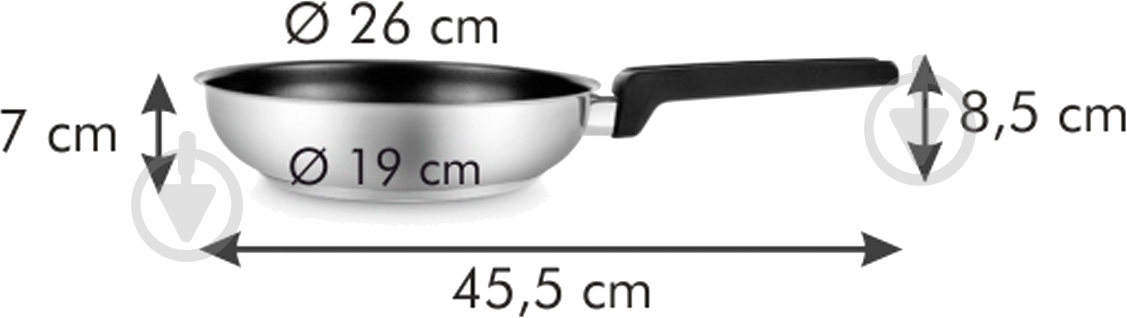 Сковорода Tescoma ULTIMA 26 см 780676 - фото 3 Сковорода Tescoma ULTIMA 26 см 780676 - фото 3