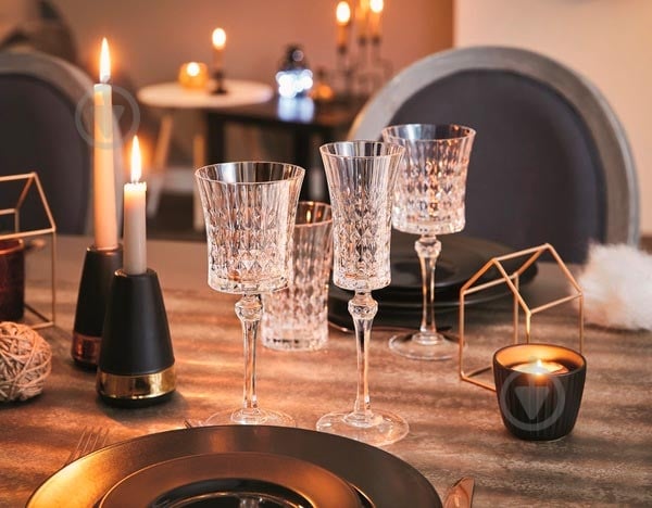 Набор бокалов для шампанского Cristal Darques Lady Diamond 150 мл 6 шт. - фото 9