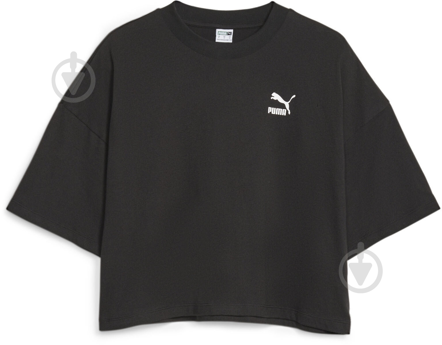 Футболка Puma CLASSICS OVERSIZED TEE 62138101 р.M чорний - фото 1