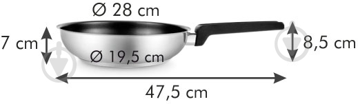 Сковорода Tescoma ULTIMA 28 см 780678 - фото 3