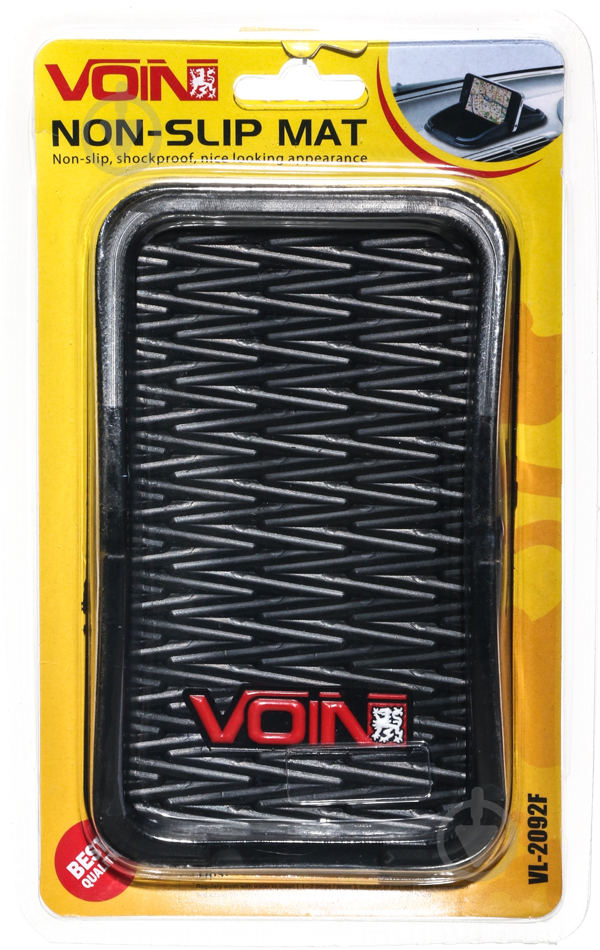 Коврик Voin VL-2092F черный - фото 5