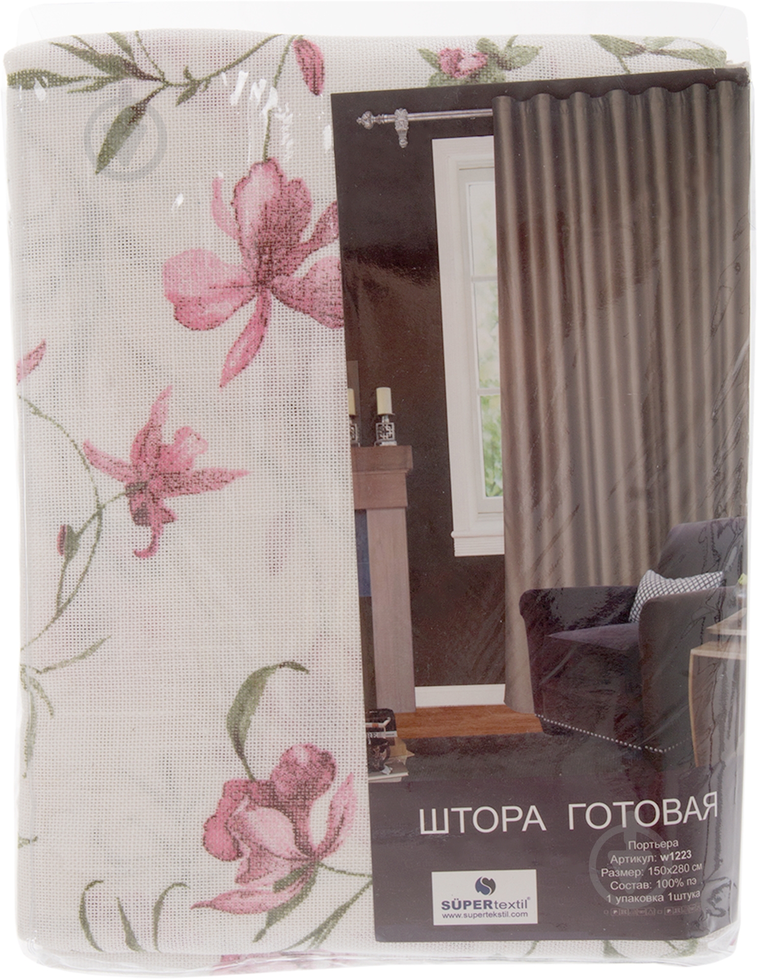 Портьєра Льон 150х275 см w1222 7298/11 Garden - фото 3