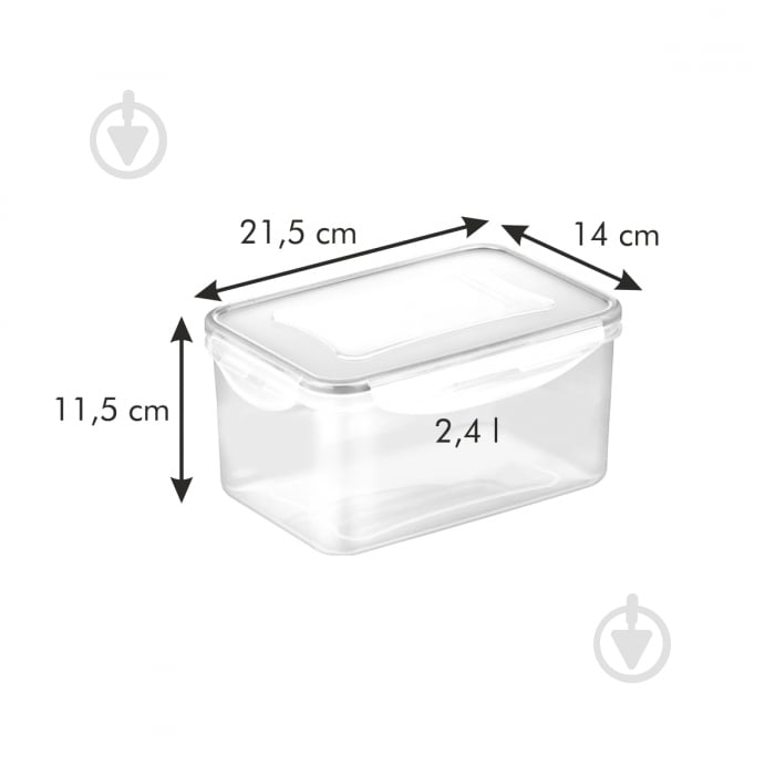 Контейнер Tescoma Freshbox 2,4 л 892102 - фото 2