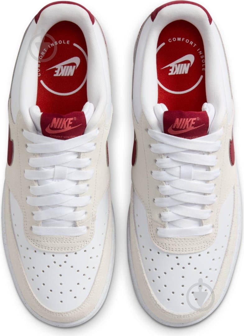 Кроссовки женские демисезонные Nike W COURT VISION LO FQ7628-100 р.39 белые - фото 6