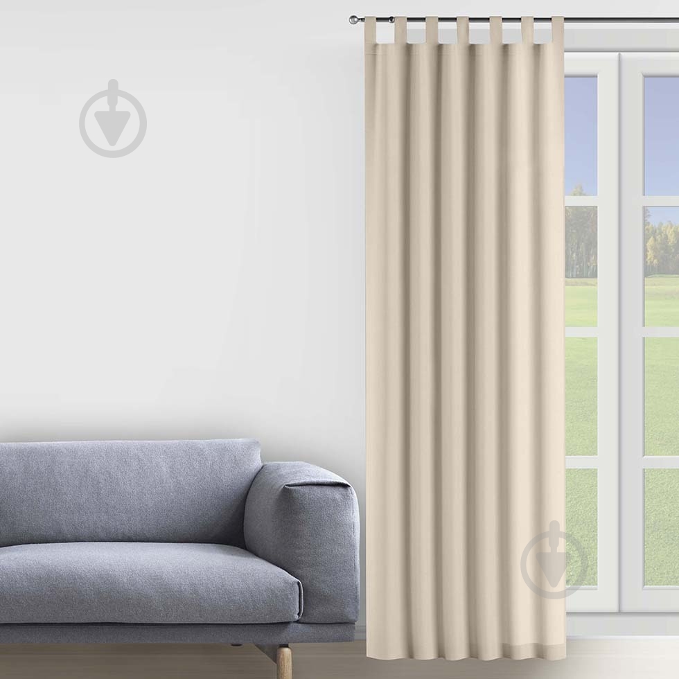 Штора Moda 200х280 см бежевый Decora textile - фото 1 Штора Moda 200х280 см бежевый Decora textile - фото 1