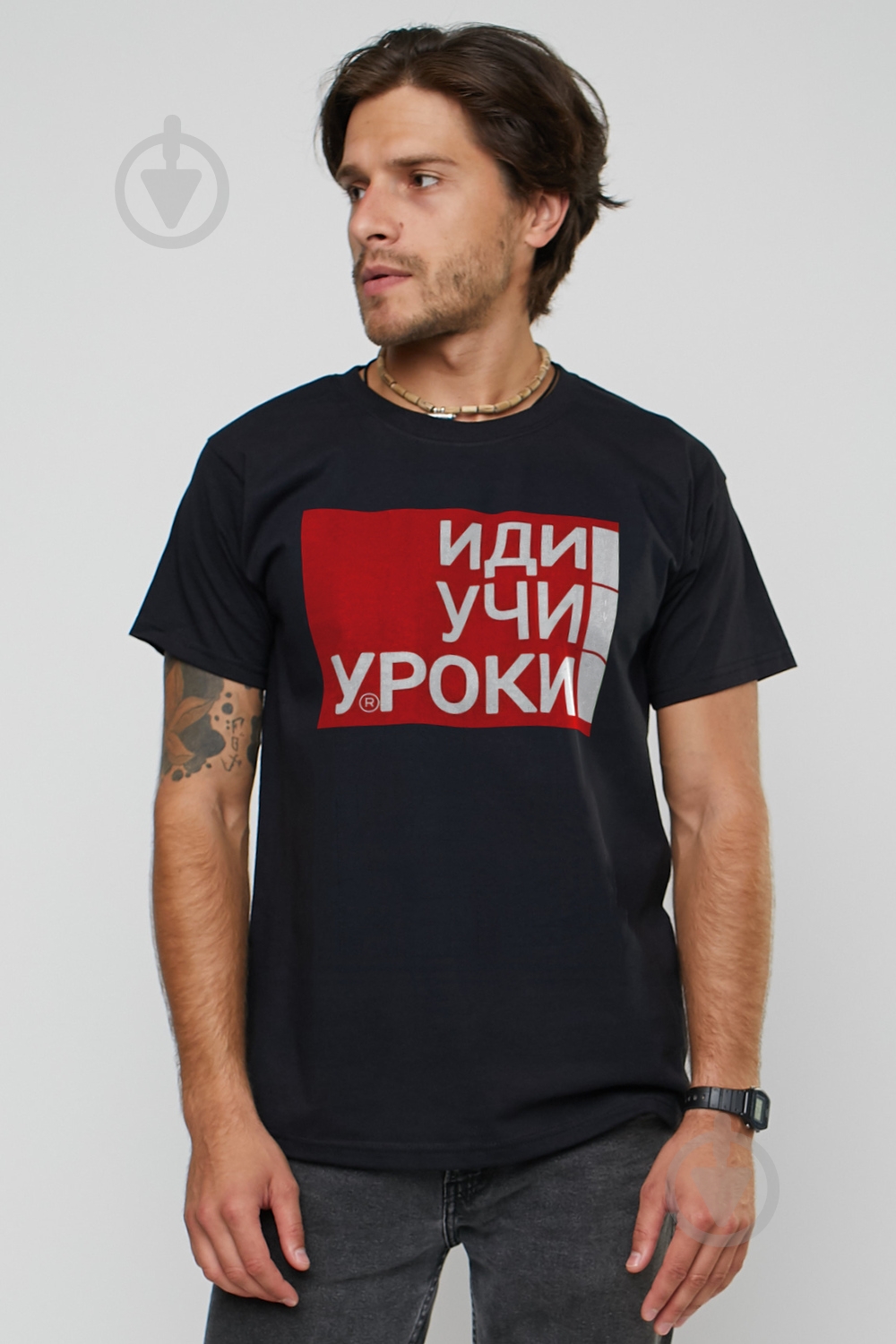 Футболка YAPPI MB2367 р.S черный - фото 1