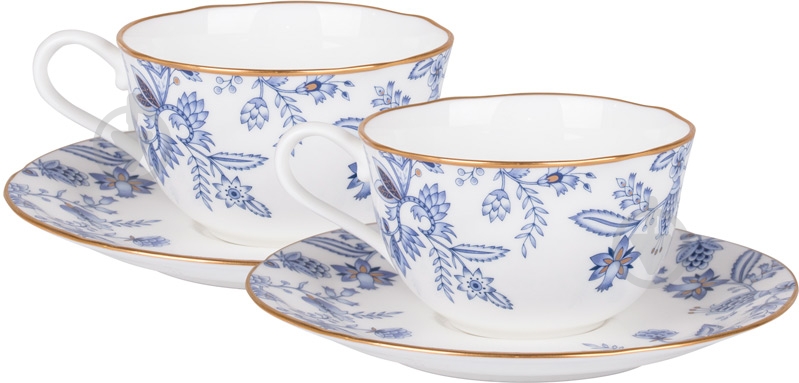 Набор чашек с блюдцами Noritake Blue Sorrentino 4 предмета - фото 3