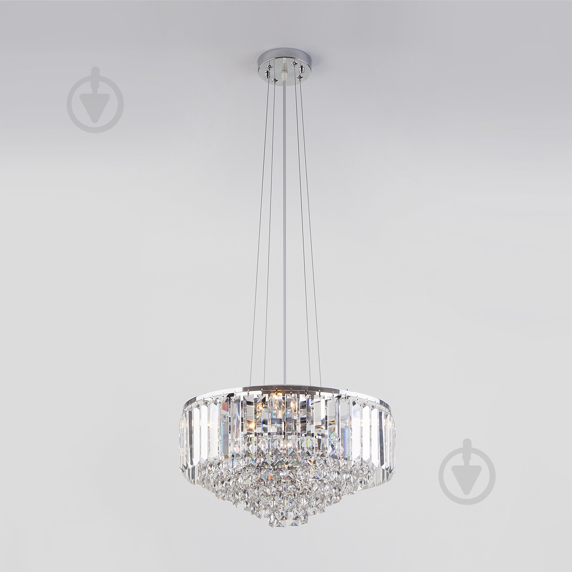 ВИТРИНА! Люстра подвесная Strotskis Torreta 5x60 Вт E14 хром 10105/5 (хром) - фото 1