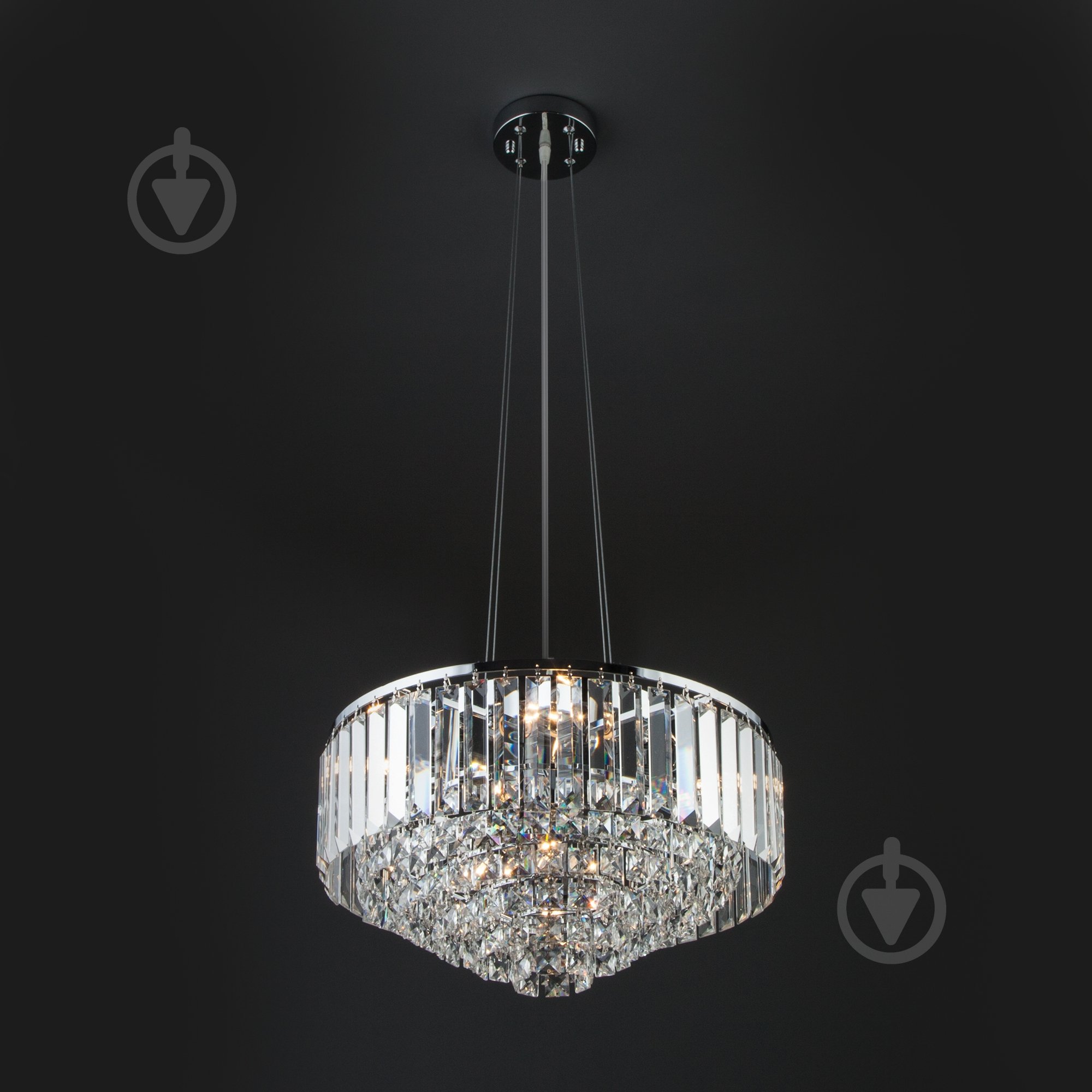 ВИТРИНА! Люстра подвесная Strotskis Torreta 5x60 Вт E14 хром 10105/5 (хром) - фото 7