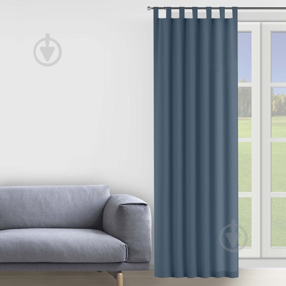 Штора Moda 200х280 см синий Decora textile - фото 1