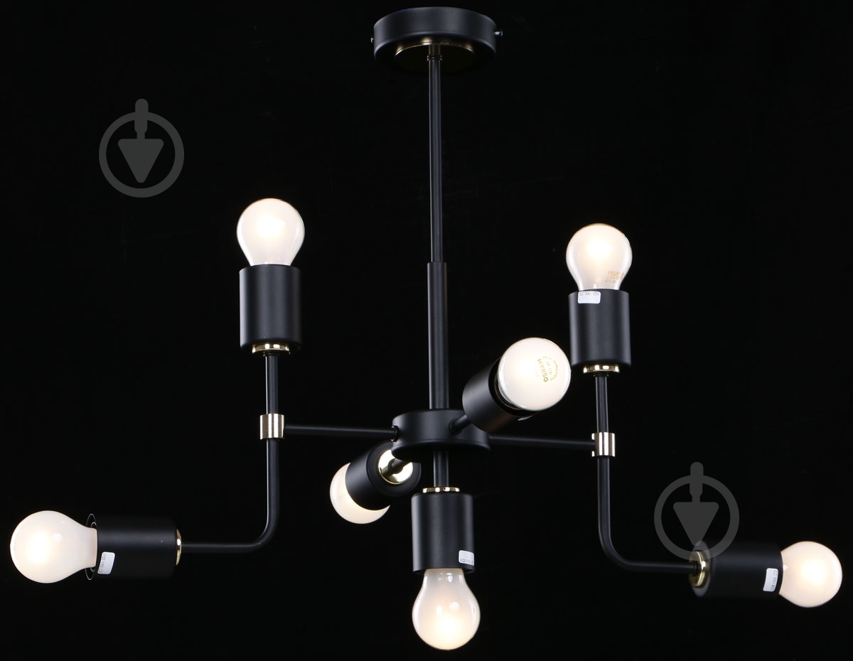 ВИТРИНА! Люстра ALFA Transformers 7x60 Вт E27 черный 24877 - фото 4