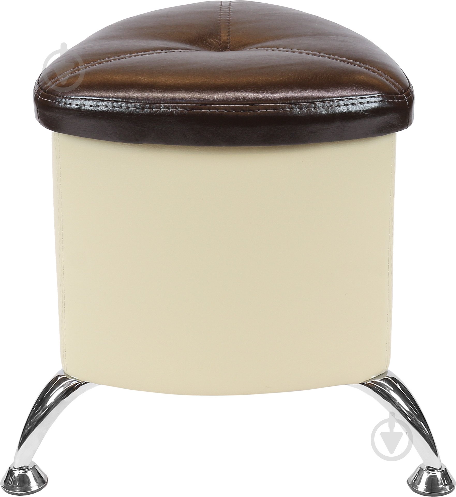 Пуф Берегиня Эспрессо бежевый / коричневый - фото 2