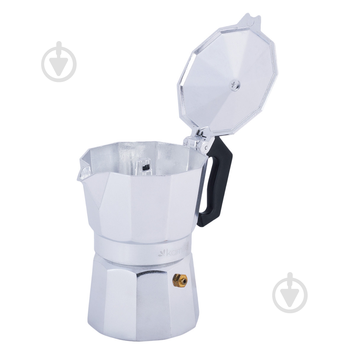 Кофеварка гейзерная Kamille на 3 чашки KM-2500 - фото 3