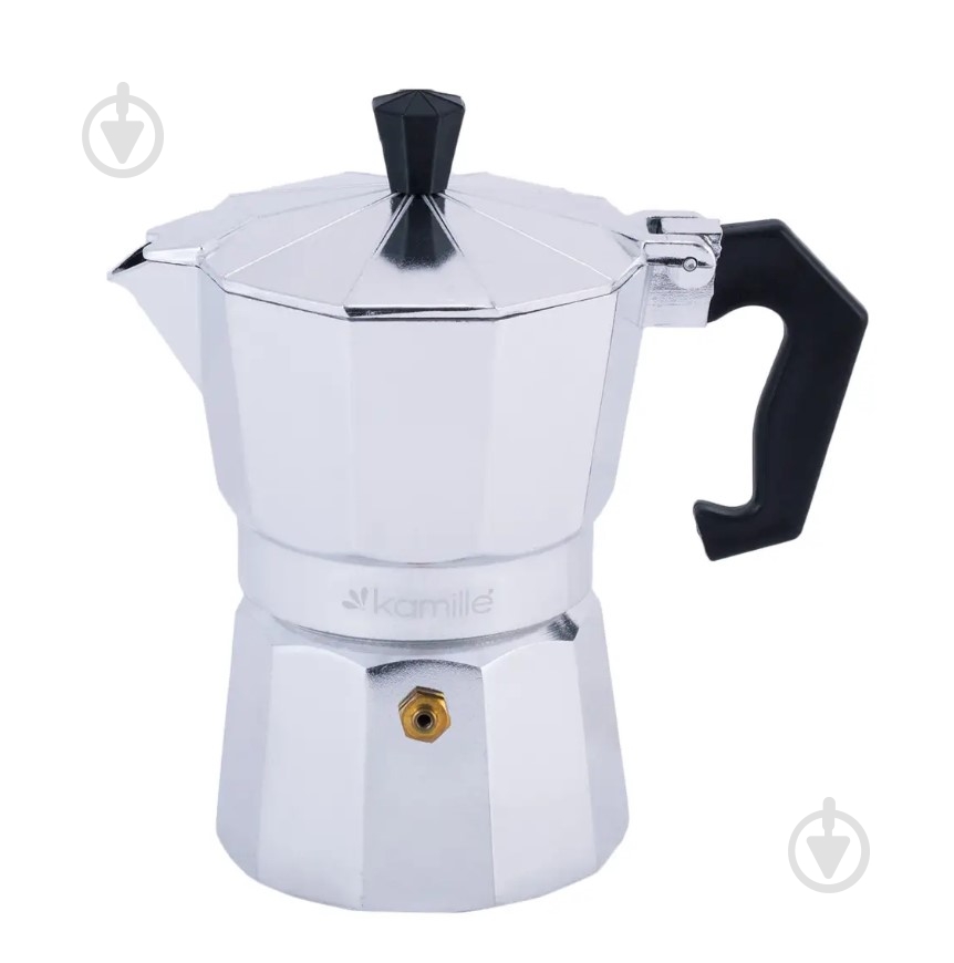 Кофеварка гейзерная Kamille на 3 чашки KM-2500 - фото 1