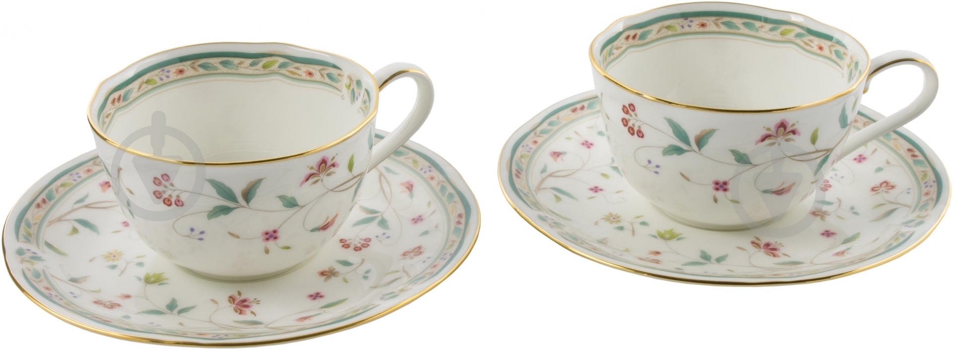 Набор чашек с блюдцами Noritake Hana Sarasa 4 предмета - фото 1