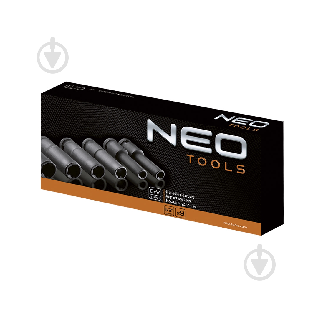 Набор головок NEO tools 9 шт. 12-110 - фото 11 Набор головок NEO tools 9 шт. 12-110 - фото 11