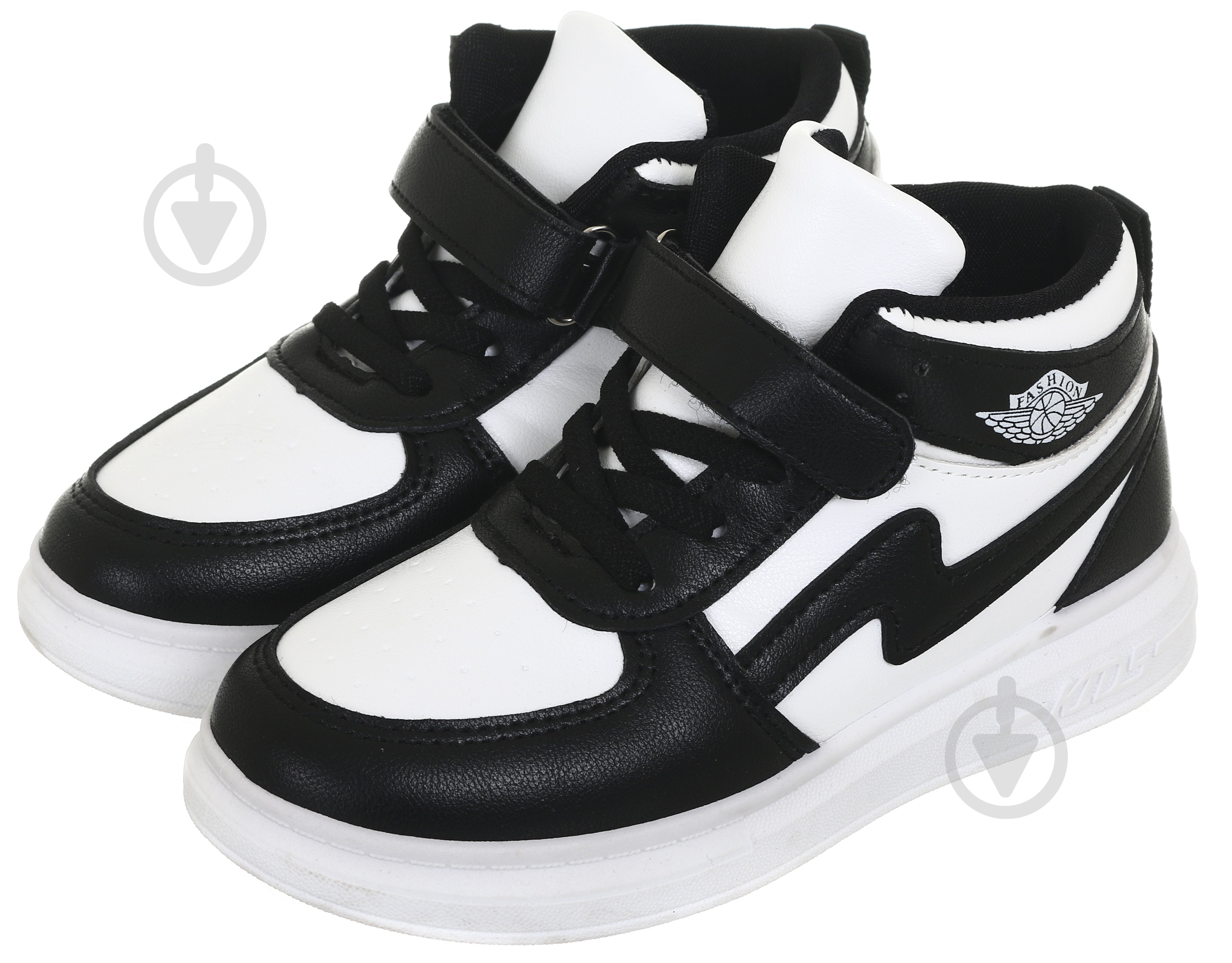 Кросівки для хлопчиків демісезонні HT 0625С р.32 біло-чорні - фото 1 Кросівки для хлопчиків демісезонні HT 0625С р.32 біло-чорні - фото 1