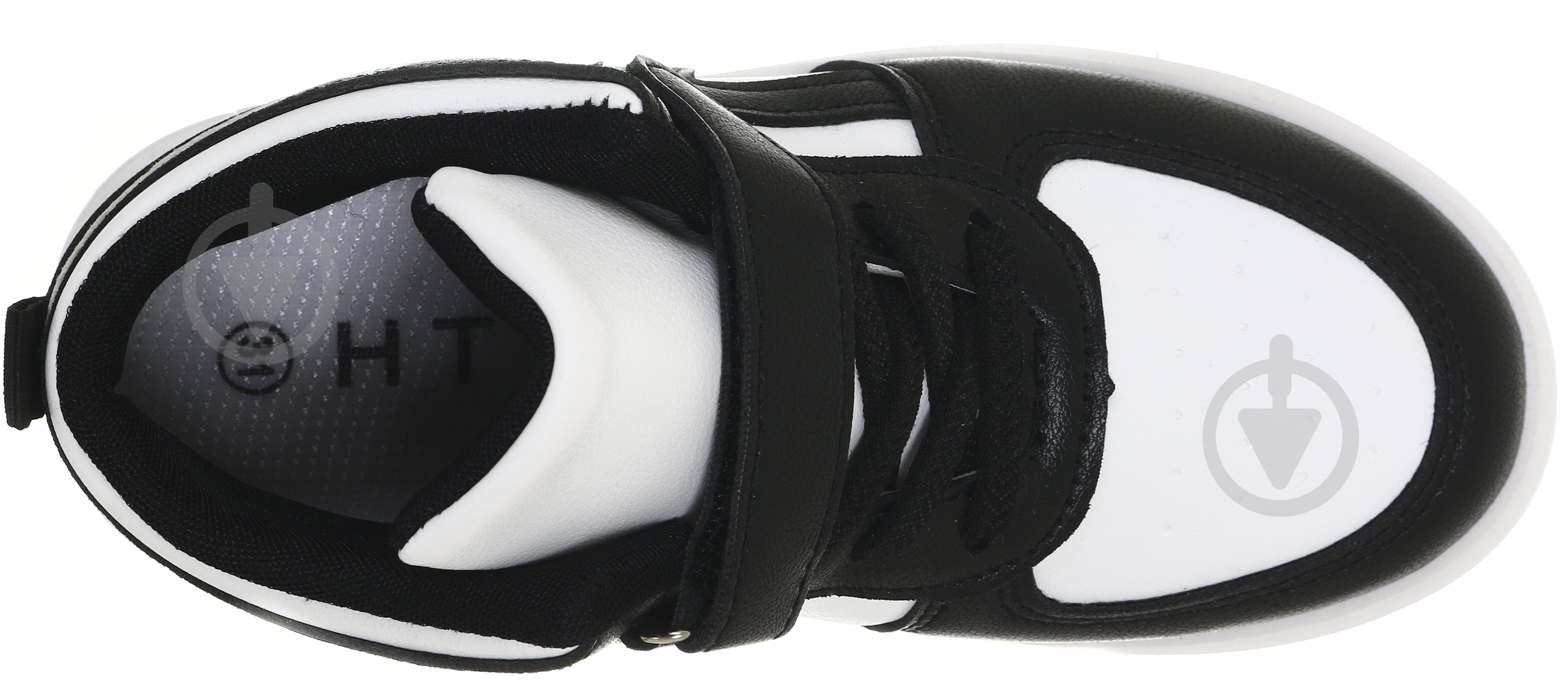 Кросівки для хлопчиків демісезонні HT 0625С р.32 біло-чорні - фото 5 Кросівки для хлопчиків демісезонні HT 0625С р.32 біло-чорні - фото 5