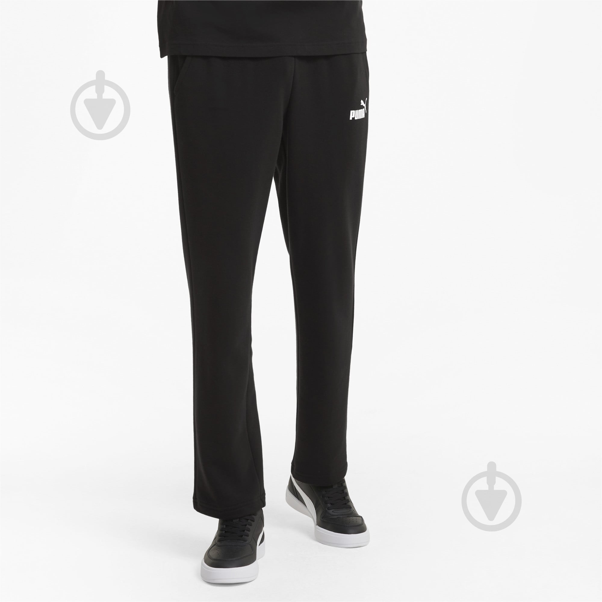 Брюки Puma ESS Logo Pants 58672001 р. M черный - фото 1