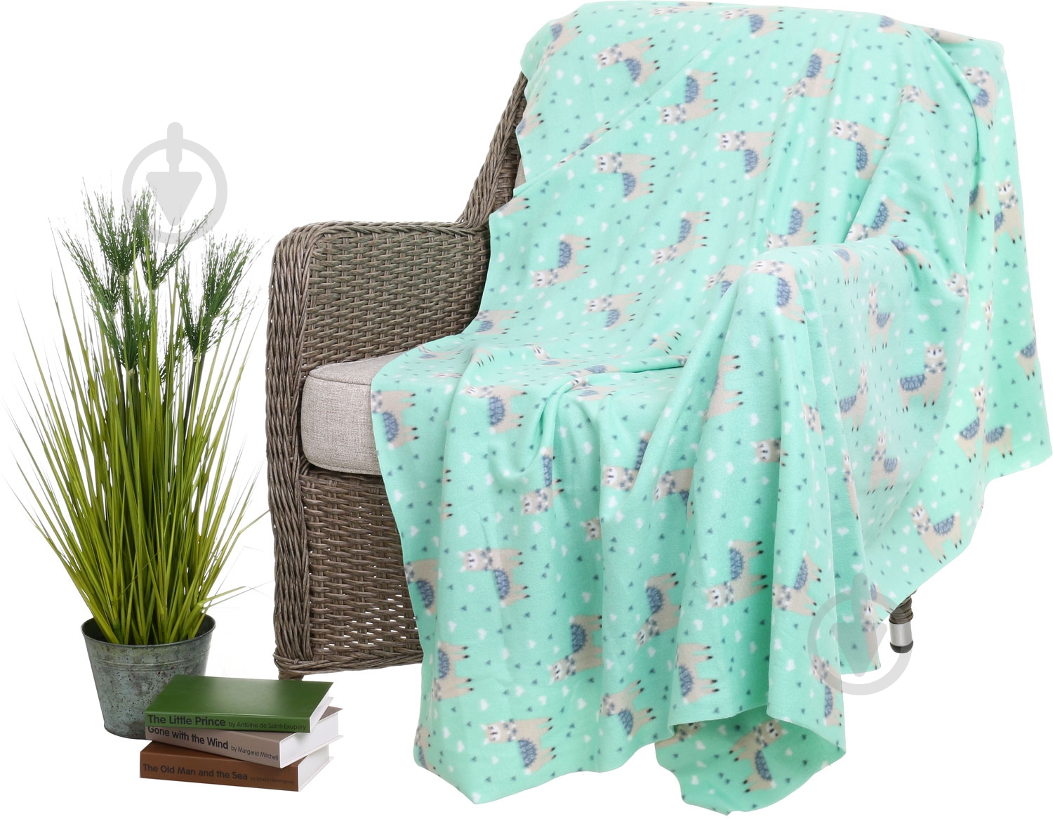 Плед Lama 125x150 см мульти UP! (Underprice) - фото 1 Плед Lama 125x150 см мульти UP! (Underprice) - фото 1