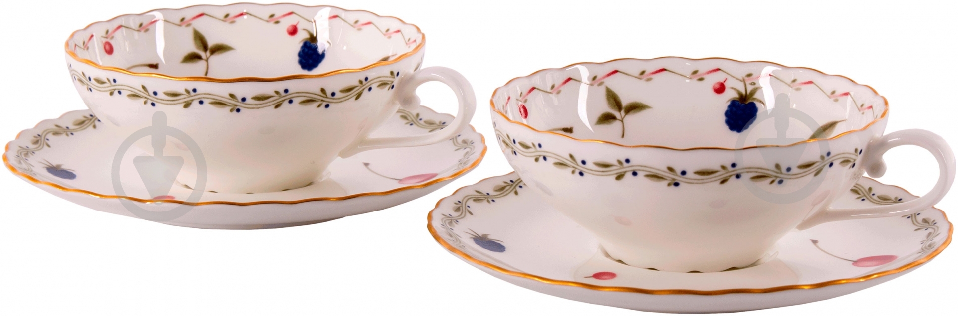 Набор чашек с блюдцами Noritake Portshore 4 предмета - фото 1