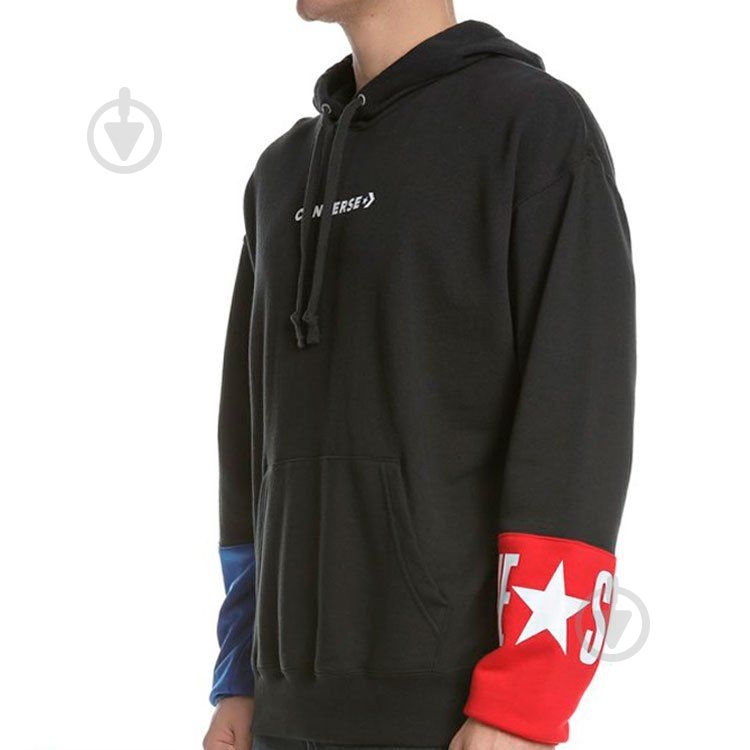 Джемпер Converse ONE_STAR_BLOCK_PACK_PO_HOODIE_BLACK 10017319-001 р. L черный - фото 2 Джемпер Converse ONE_STAR_BLOCK_PACK_PO_HOODIE_BLACK 10017319-001 р. L черный - фото 2