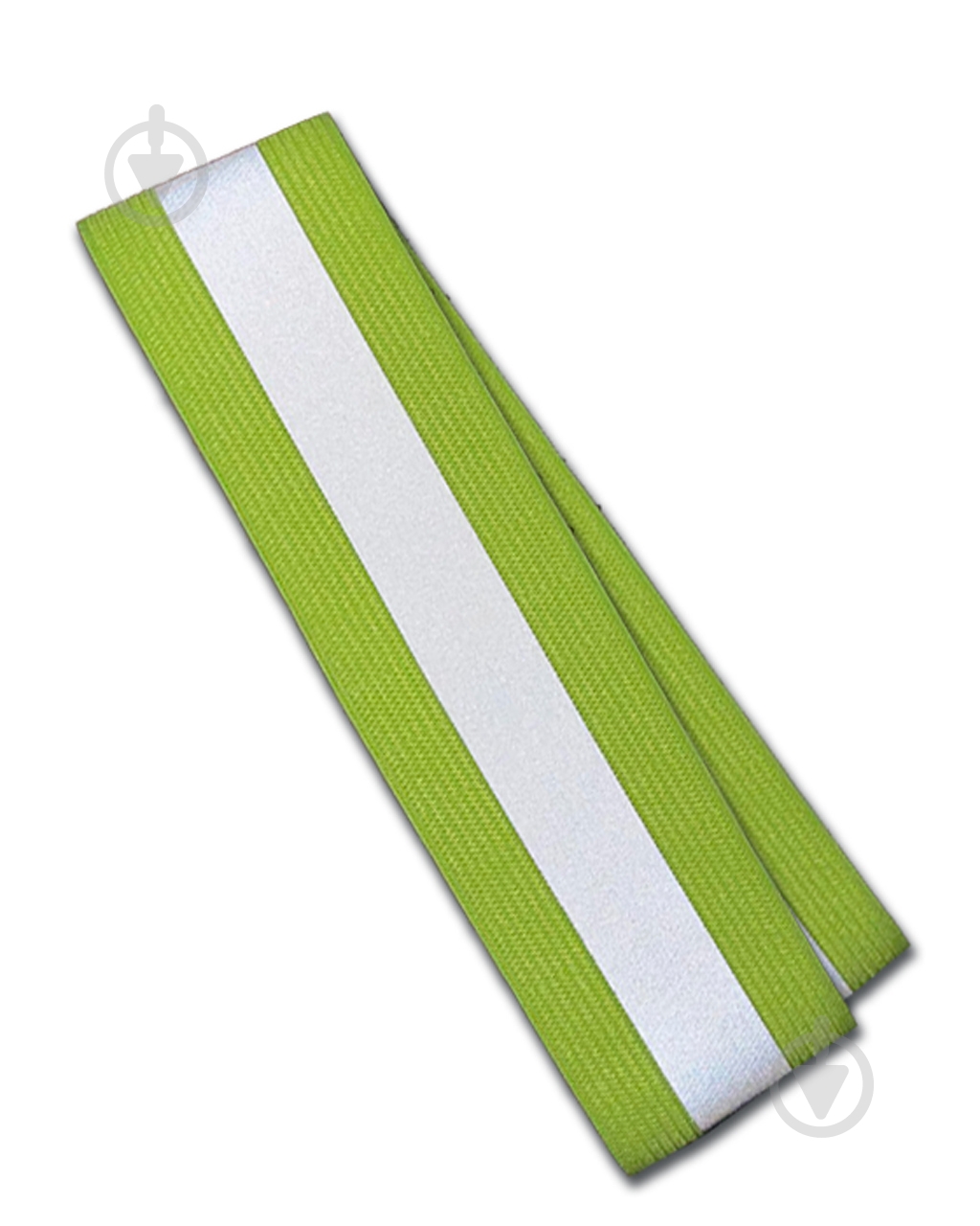 Пов'язка світловідбивна LOOM на руку 4x35 см LM-0038-green зелений - фото 1