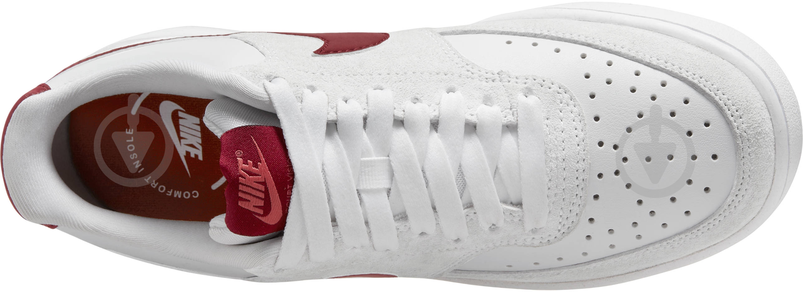 Кроссовки женские демисезонные Nike W COURT VISION LO FQ7628-100 р.38 белые - фото 10