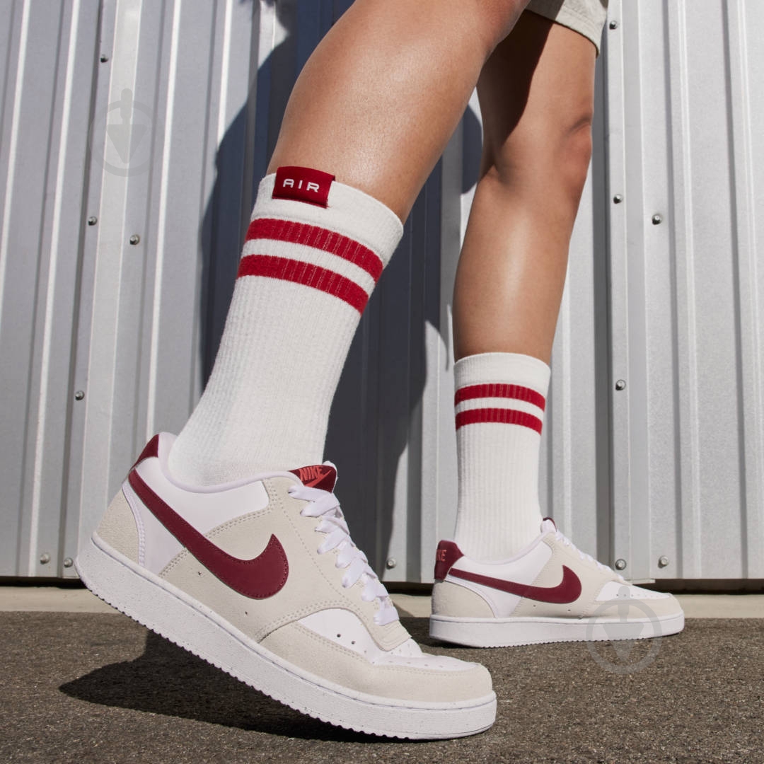Кроссовки женские демисезонные Nike W COURT VISION LO FQ7628-100 р.38 белые - фото 11