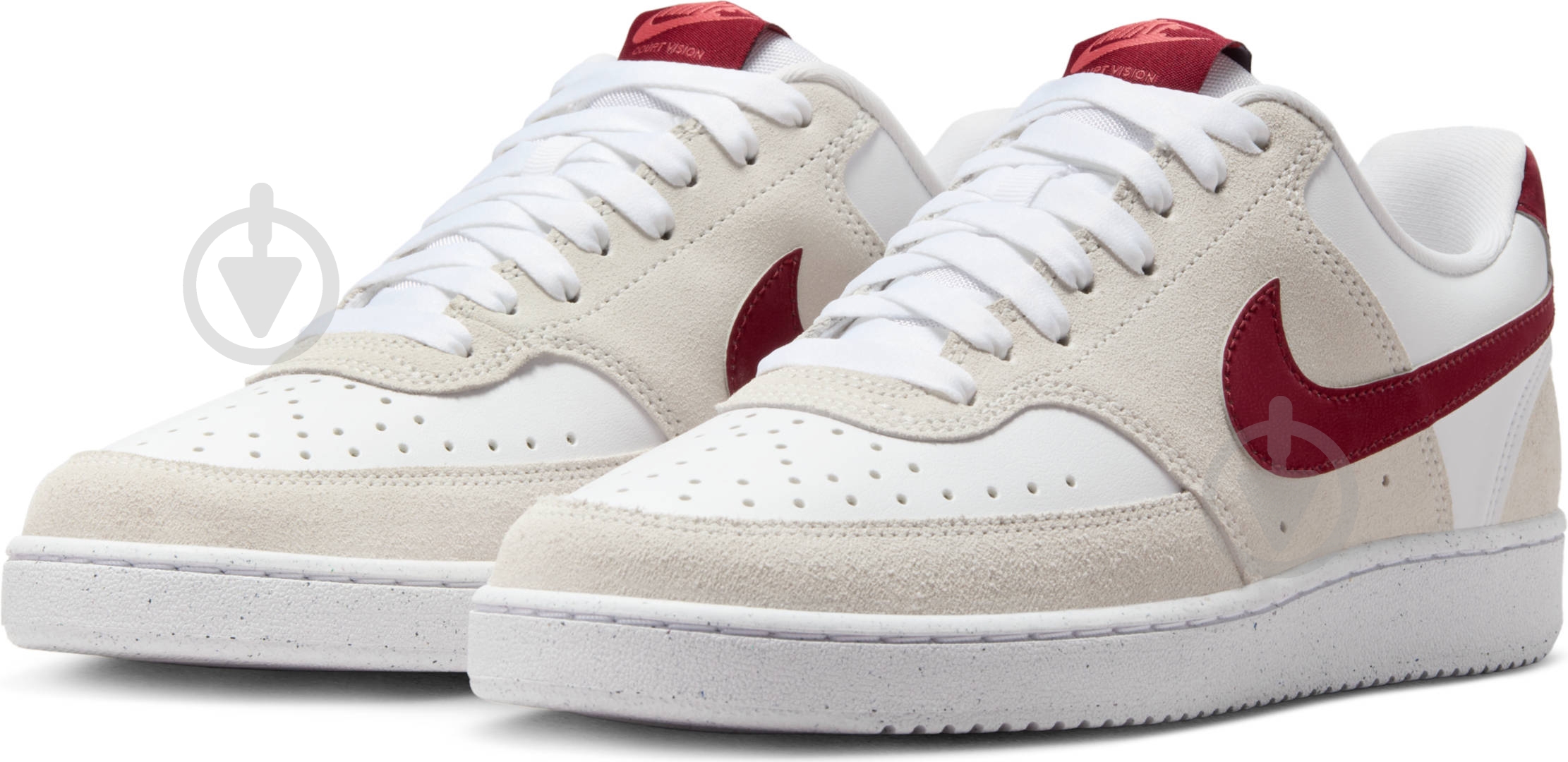 Кроссовки женские демисезонные Nike W COURT VISION LO FQ7628-100 р.38 белые - фото 5