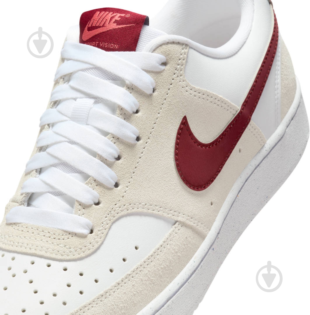 Кроссовки женские демисезонные Nike W COURT VISION LO FQ7628-100 р.38 белые - фото 7