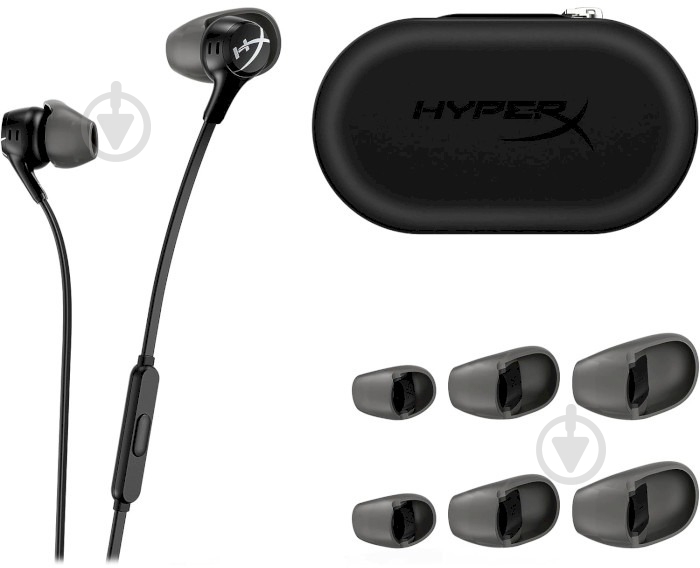Наушники HyperX Cloud Earbuds II 3.5 мм black (70N24AA) - фото 5 Наушники HyperX Cloud Earbuds II 3.5 мм black (70N24AA) - фото 5