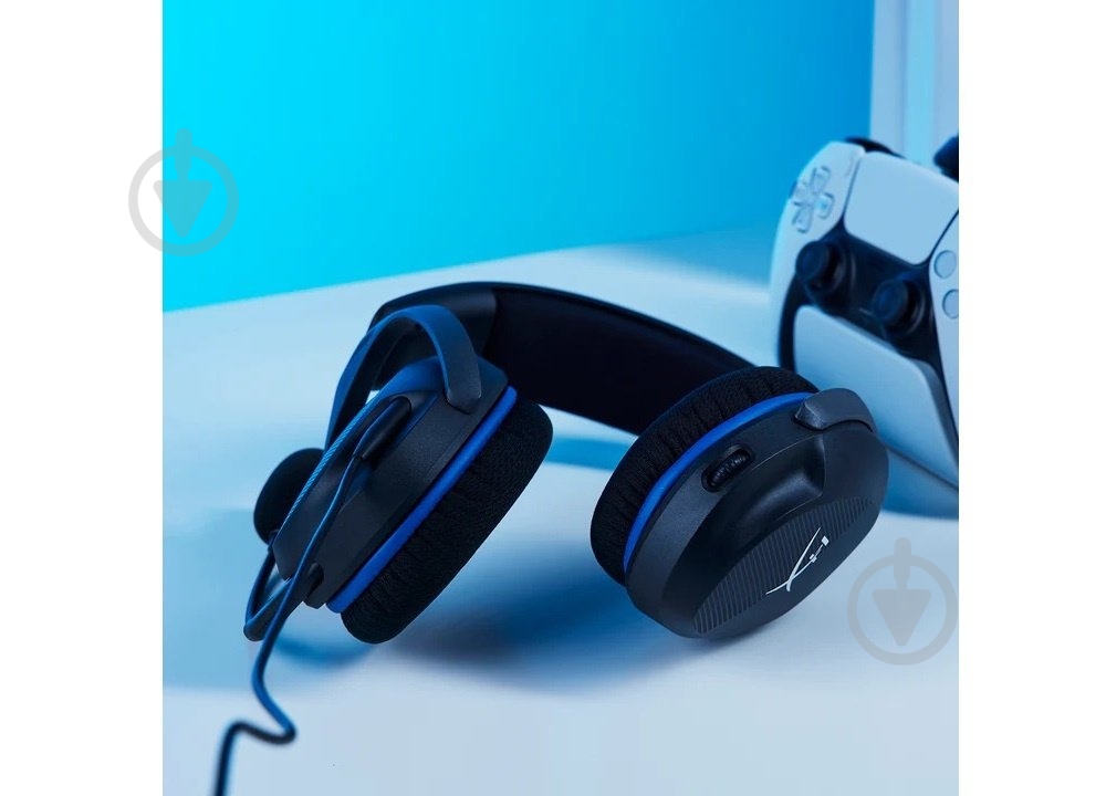 Наушники HyperX Cloud Stinger 2 Core PS5/PS4 black/blue (6H9B6AA) - фото 7 Наушники HyperX Cloud Stinger 2 Core PS5/PS4 black/blue (6H9B6AA) - фото 7