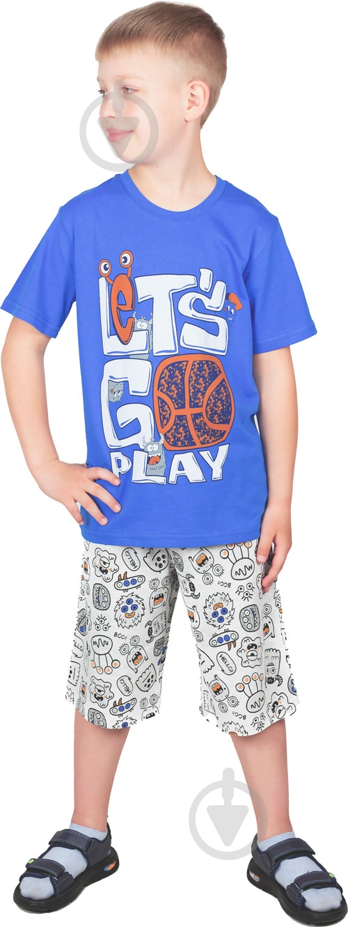 Комплект для мальчиков Roksana р.104–110 синий №0014/12036 - фото 1
